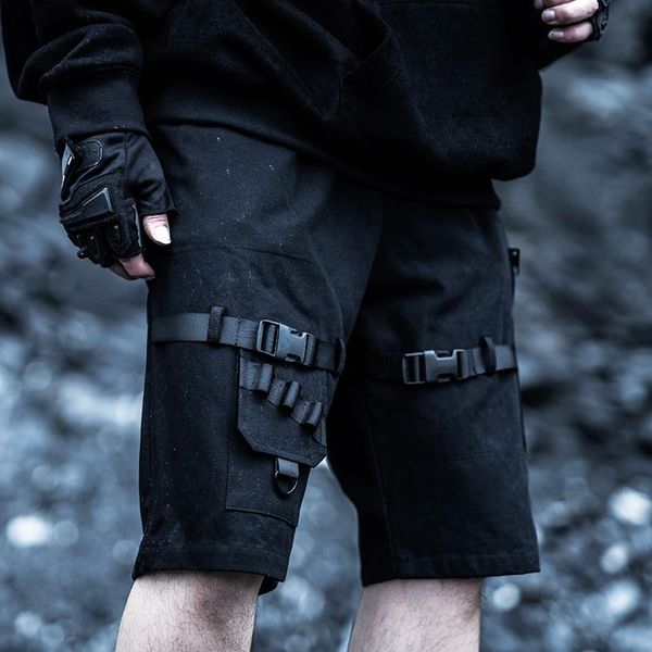 killwinner tactical shorts cotton leg straps multiple pockets streetwear techwear aesthetic men's, White;black
killwinner tactical shorts cotton leg straps multiple pockets streetwear techwear aesthetic men's, White;black