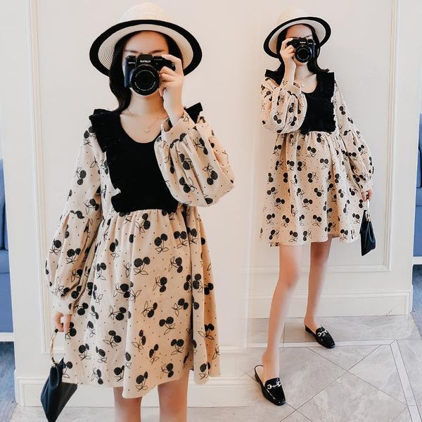 maternity dresses 968# clothes spring autumn long sleeve easy matching loose floral dress for pregnant women pregnancy, White
maternity dresses 968# clothes spring autumn long sleeve easy matching loose floral dress for pregnant women pregnancy, White