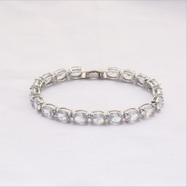 link, chain luxury color preserving copper zirconia super flash crystal bracelet men's and women's wedding jewelry exquisite gift, Black
link, chain luxury color preserving copper zirconia super flash crystal bracelet men's and women's wedding jewelry exquisite gift, Black