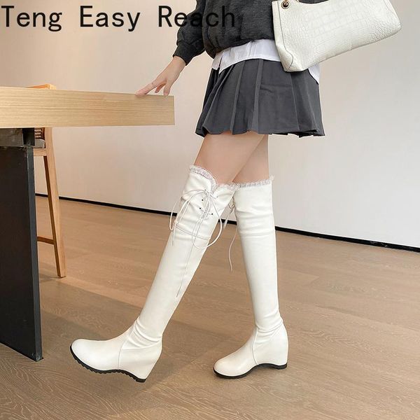 boots fashion thigh high women black white stretch over the knee boot female height increasing wedge autumn tall long shoes
boots fashion thigh high women black white stretch over the knee boot female height increasing wedge autumn tall long shoes
