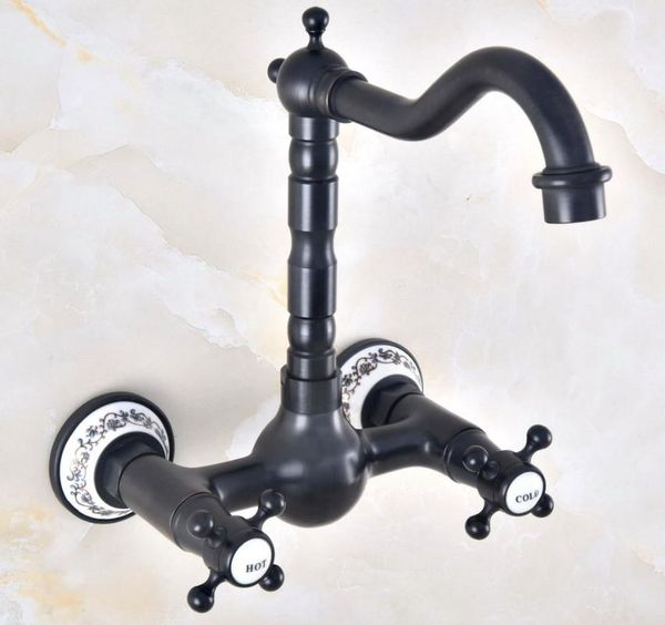 bathroom sink faucets black oil rubbed antique brass kitchen basin faucet mixer tap swivel spout wall mounted dual cross handles mnf474
bathroom sink faucets black oil rubbed antique brass kitchen basin faucet mixer tap swivel spout wall mounted dual cross handles mnf474