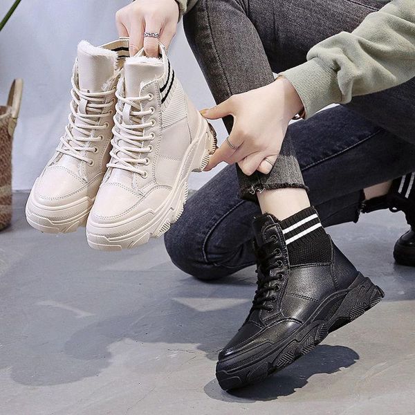 boots women's female's thick bottom locomotive all-match chunky heel ankle soft sports style shoe autumn 2021, Black
boots women's female's thick bottom locomotive all-match chunky heel ankle soft sports style shoe autumn 2021, Black