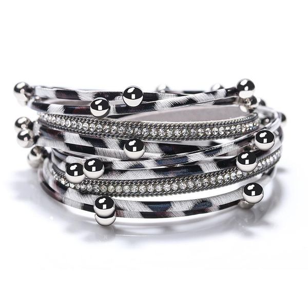 charm bracelets european and american explosive alloy magnet buckle woven bracelet horse hair leather beads leopard print women's, Golden;silver
charm bracelets european and american explosive alloy magnet buckle woven bracelet horse hair leather beads leopard print women's, Golden;silver