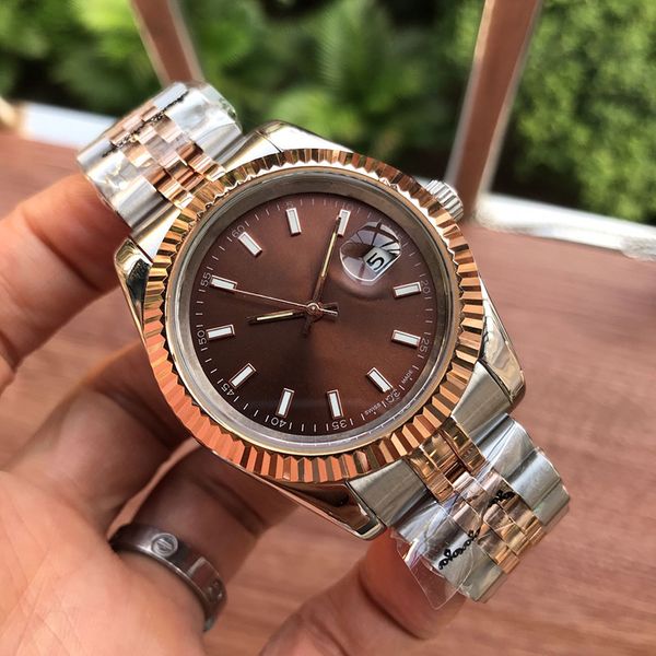 mens watch couple watches automatic mechanical wristwatch 41mm 36mm ladies wristwatches stainless steel strap sapphire mirror waterproof des, Slivery;brown
mens watch couple watches automatic mechanical wristwatch 41mm 36mm ladies wristwatches stainless steel strap sapphire mirror waterproof des, Slivery;brown