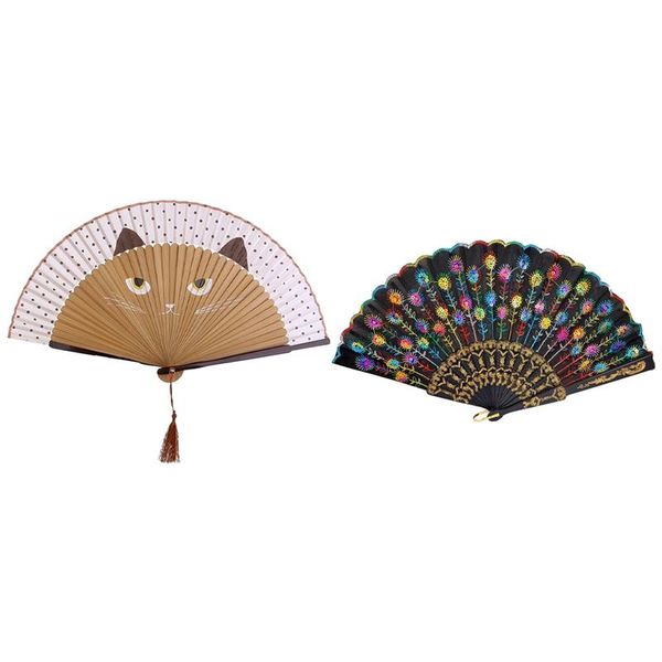 other home decor colored embroidered flower pattern black cloth folding hand fan for woman & drawn hand-painted cartoon cat fold
other home decor colored embroidered flower pattern black cloth folding hand fan for woman & drawn hand-painted cartoon cat fold