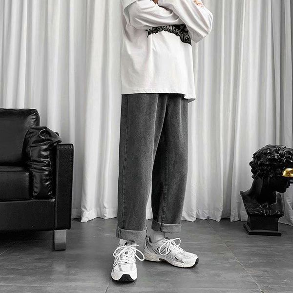 men jeans plus size 3xl loose straight solid simple gray denim trousers male simple all-match casual streetwear, Blue
men jeans plus size 3xl loose straight solid simple gray denim trousers male simple all-match casual streetwear, Blue