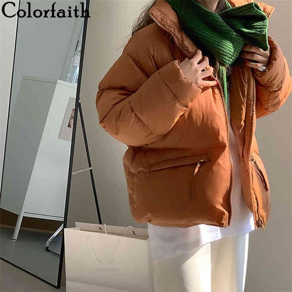 colorfaith new autumn winter women jackets quilted puffer parkas high-quality warm solid oversize lady short coat co9280 210413, Black
colorfaith new autumn winter women jackets quilted puffer parkas high-quality warm solid oversize lady short coat co9280 210413, Black