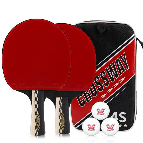 table tennis raquets one pair professional 4-stars bat rackets long short handle training pong paddel racket pimples in rubber
table tennis raquets one pair professional 4-stars bat rackets long short handle training pong paddel racket pimples in rubber
