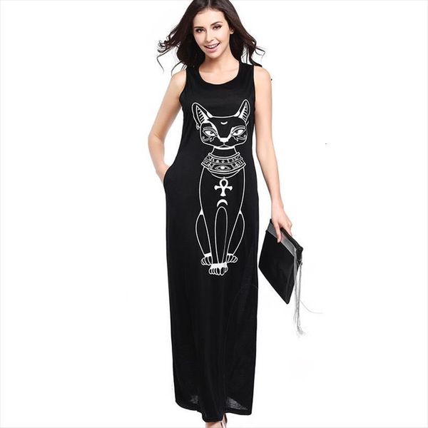 maxi long models womens dress animal cat print bag hip slim sleeveless fashion dresses vestidos dropshipping ly732, Black;gray
maxi long models womens dress animal cat print bag hip slim sleeveless fashion dresses vestidos dropshipping ly732, Black;gray
