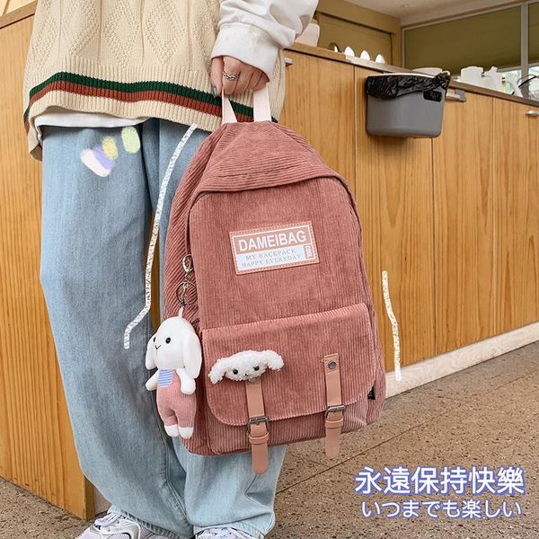 backpack women for school teenagers black bag female bookbag mochila girl canvas