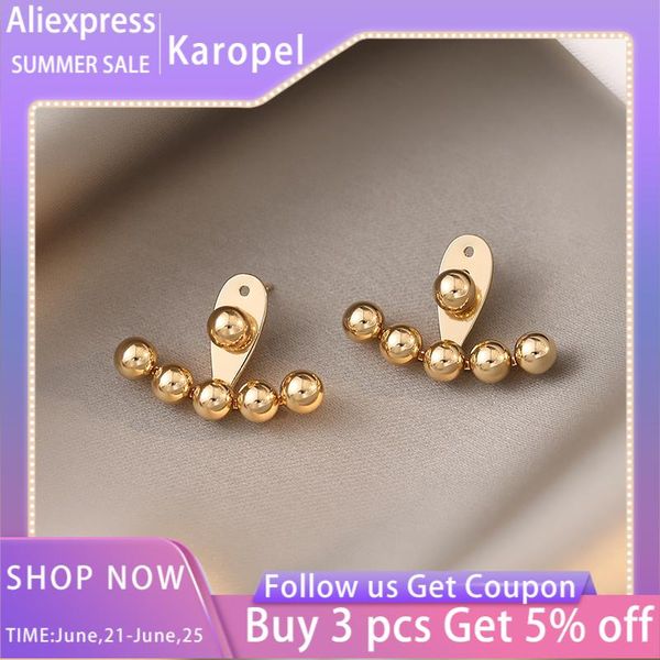 stud design sense back hanging gold bean earrings for woman 2021 korean fashion jewelry unusual accessories goth party girls, Golden;silver
stud design sense back hanging gold bean earrings for woman 2021 korean fashion jewelry unusual accessories goth party girls, Golden;silver