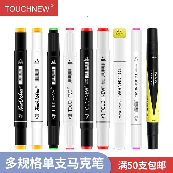 painting pens single optional touch five generation double head alcohol oil marker pop brush, Black;red
painting pens single optional touch five generation double head alcohol oil marker pop brush, Black;red