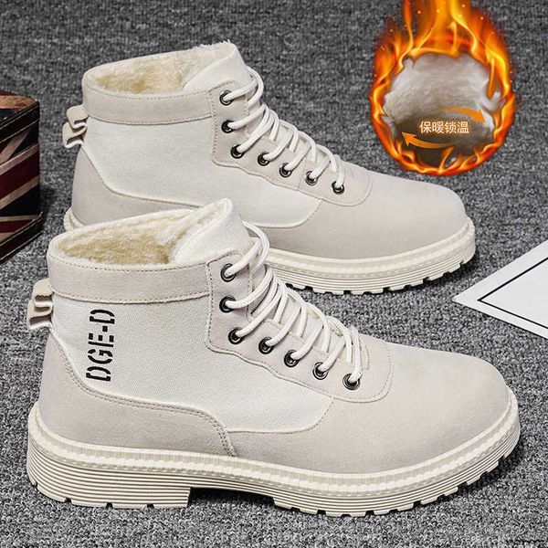 new martin boots men's trendy shoes high british autumn and winter psh warm cotton work clothes, Black
new martin boots men's trendy shoes high british autumn and winter psh warm cotton work clothes, Black