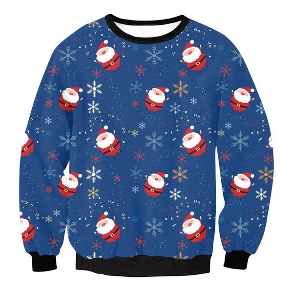 men's sweaters men women ugly christmas sweater crew neck pullover santa claus snowflake holiday party xmas jumpers sweatshirt, White;black
men's sweaters men women ugly christmas sweater crew neck pullover santa claus snowflake holiday party xmas jumpers sweatshirt, White;black