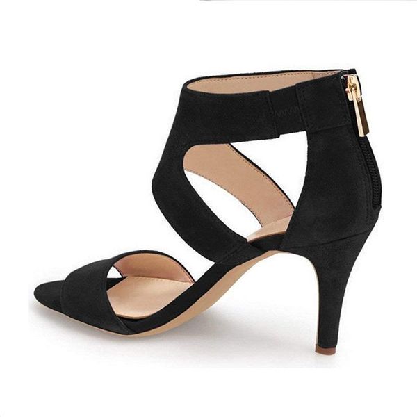 sandals friczot women's beauty size 5-15 zip heels wrap ankle ball dance shoes summer, Black
sandals friczot women's beauty size 5-15 zip heels wrap ankle ball dance shoes summer, Black