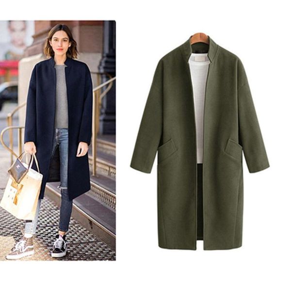women's wool & blends 2021 autumn women winter jackets plus size 4xl female wool&blends thick outerwears solid color basic coats long s, Black
women's wool & blends 2021 autumn women winter jackets plus size 4xl female wool&blends thick outerwears solid color basic coats long s, Black