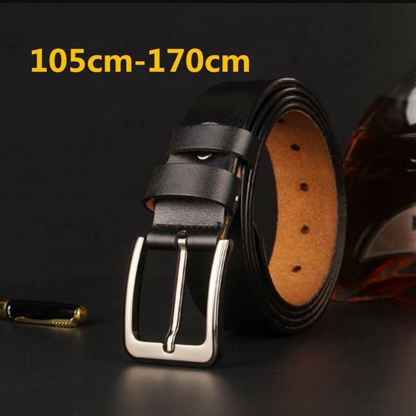 belts long size 170cm real genuine leather for man male casual pin buckle vintage belt men, Black;brown
belts long size 170cm real genuine leather for man male casual pin buckle vintage belt men, Black;brown