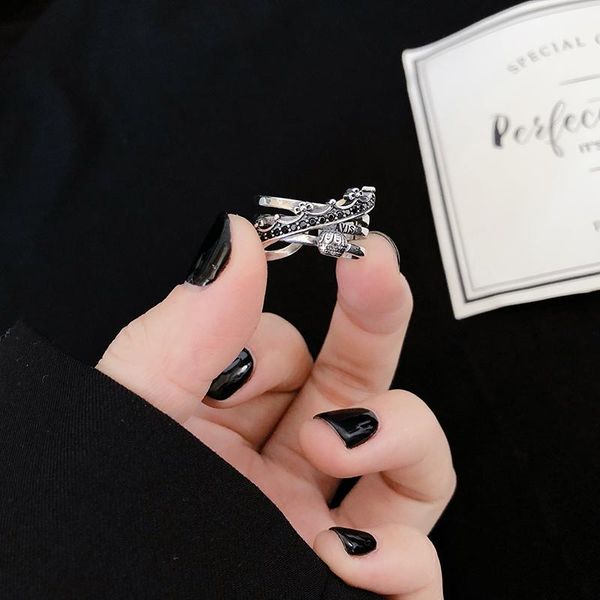 cluster rings kinel fine jewelry 5.6 gram 100% genuine 925 sterling silver crown black stone engagement for women bague, Golden;silver
cluster rings kinel fine jewelry 5.6 gram 100% genuine 925 sterling silver crown black stone engagement for women bague, Golden;silver