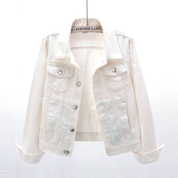 women's jackets korean women plus size frayed denim jacket spring autumn short jeans coat casual white female loose ewps, Black;brown
women's jackets korean women plus size frayed denim jacket spring autumn short jeans coat casual white female loose ewps, Black;brown