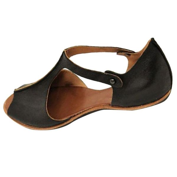 women sandals summer womens fashion flats fish mouth beach shoes open toe ankle bottom roman leisure, Black
women sandals summer womens fashion flats fish mouth beach shoes open toe ankle bottom roman leisure, Black