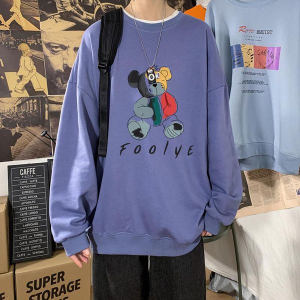 men's hoodies & sweatshirts bear printing men solid color pullover tooling jacket spring autumn hip hop harajuku style casual sweatshir, Black
men's hoodies & sweatshirts bear printing men solid color pullover tooling jacket spring autumn hip hop harajuku style casual sweatshir, Black