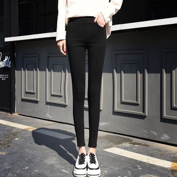 women's pants & capris loyalget black stretch women elastic waist pencil skinny 2021 spring fall slim casual female pantalones mujer, Black;white
women's pants & capris loyalget black stretch women elastic waist pencil skinny 2021 spring fall slim casual female pantalones mujer, Black;white