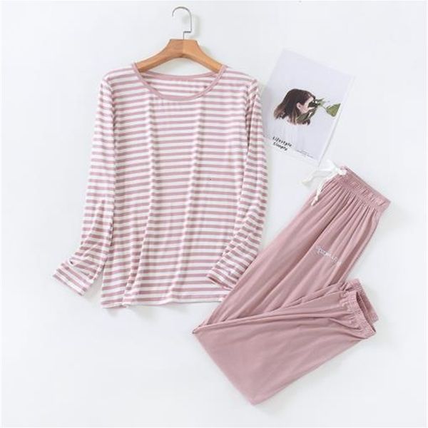 women's sleepwear modal sleepwear women pyjamas autumn winter cotton pajamas set casual striped ladies large size home clothes 2xl kh25, Black;red
women's sleepwear modal sleepwear women pyjamas autumn winter cotton pajamas set casual striped ladies large size home clothes 2xl kh25, Black;red