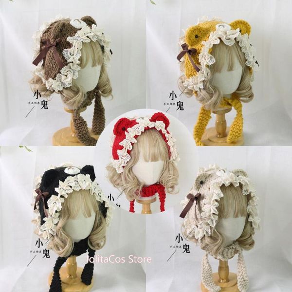 other event & party supplies mori girl kawaii bear ear lace trim bowknot knitted hat korean sweet retro autumn winter warm lolita lovely
other event & party supplies mori girl kawaii bear ear lace trim bowknot knitted hat korean sweet retro autumn winter warm lolita lovely