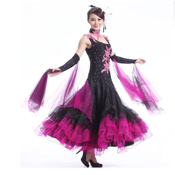 stage wear sleeveless professional standard ballroom dancing dress for women show costumes 5 colors a0083, Black;red
stage wear sleeveless professional standard ballroom dancing dress for women show costumes 5 colors a0083, Black;red
