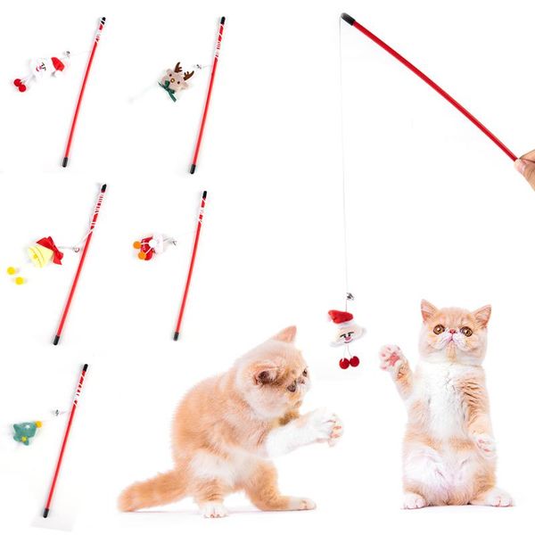 cat toys cute cartoon funny christmas tree santa claus teaser toy wand interactive pet supplies
cat toys cute cartoon funny christmas tree santa claus teaser toy wand interactive pet supplies