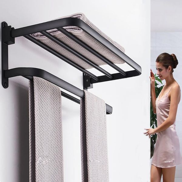 towel racks 60cm punch-rack bathroom wall-mounted storage holders black shower shelf accessories
towel racks 60cm punch-rack bathroom wall-mounted storage holders black shower shelf accessories