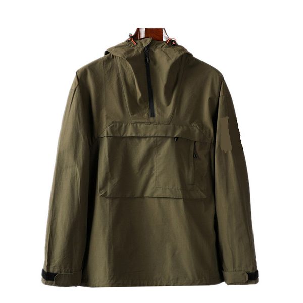 2022 cptoneycplassicaly hooded half zip pocket jacket youth fashion european and american casual mens coat nylon fabric sheath, Black
2022 cptoneycplassicaly hooded half zip pocket jacket youth fashion european and american casual mens coat nylon fabric sheath, Black