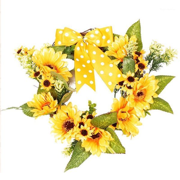 decorative flowers & wreaths sunflower wreath artificial fake flower leaves door wall ornaments1
decorative flowers & wreaths sunflower wreath artificial fake flower leaves door wall ornaments1