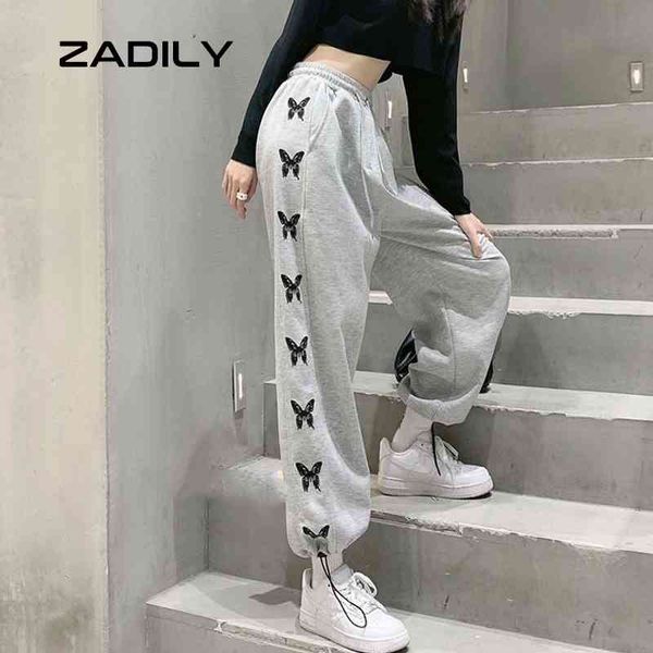 zadily y2k street sytle elastic waist hip hop pants harajuku loose cotton summer tie feet women long 210521, Black;white
zadily y2k street sytle elastic waist hip hop pants harajuku loose cotton summer tie feet women long 210521, Black;white