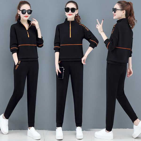 women's two piece pants sports suits female casual sportswear suit tracksuit oversize stand collar hoodie long sleeve+jogging -4xl, White
women's two piece pants sports suits female casual sportswear suit tracksuit oversize stand collar hoodie long sleeve+jogging -4xl, White