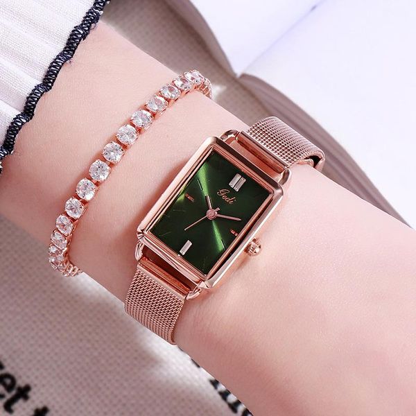 wristwatches watches women mesh belt elegant retro rectangular quartz water resistant wrist for relogio feminino, Slivery;brown
wristwatches watches women mesh belt elegant retro rectangular quartz water resistant wrist for relogio feminino, Slivery;brown