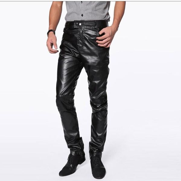 men's pants design male leather before and after the zipper tight pantalon homme men cargo trousers 2021, Black
men's pants design male leather before and after the zipper tight pantalon homme men cargo trousers 2021, Black