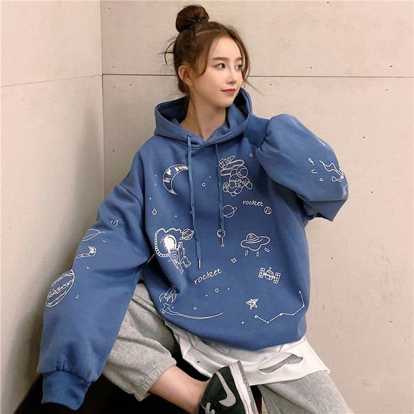 women's hoodies & sweatshirts female woolen hoodie, korean fashionable cut-out jacket for winter students, harajuku thick with hood wom, Black
women's hoodies & sweatshirts female woolen hoodie, korean fashionable cut-out jacket for winter students, harajuku thick with hood wom, Black