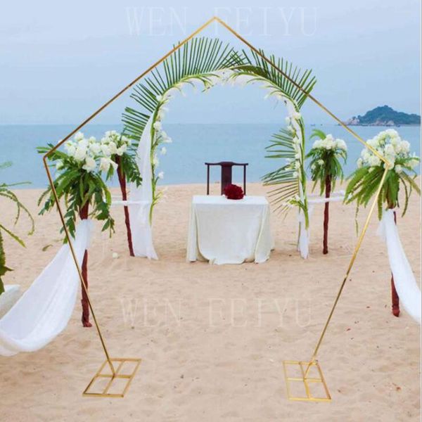 party decoration background wedding props iron art pentagonal frame outdoor flower arrangement shape diamond arches
party decoration background wedding props iron art pentagonal frame outdoor flower arrangement shape diamond arches