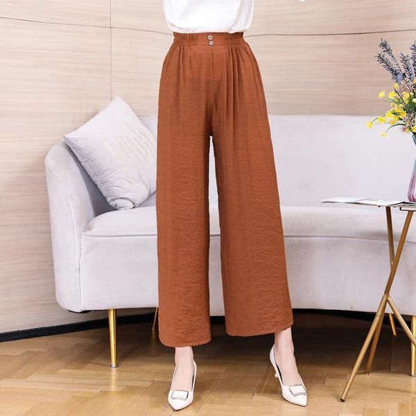 women's pants & capris nice casual plus size solid loose soft wide leg for female high waist spring ladies ankle length trousers, Black;white
women's pants & capris nice casual plus size solid loose soft wide leg for female high waist spring ladies ankle length trousers, Black;white