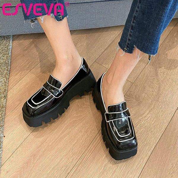 dress shoes esveva 2021 women pumps summer fashion square high heels elegant round toe all match female big size 34-40, Black
dress shoes esveva 2021 women pumps summer fashion square high heels elegant round toe all match female big size 34-40, Black