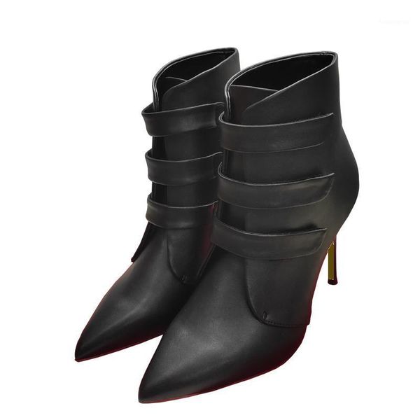boots size 34-45 winter soft matte pointy toe genuine leather insoles design women ankle1, Black
boots size 34-45 winter soft matte pointy toe genuine leather insoles design women ankle1, Black
