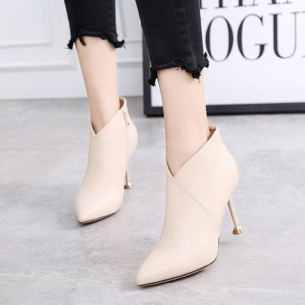 dress shoes botas femininas women classic black pu leather pointed toe stiletto heel winter boots lady fashion beige
dress shoes botas femininas women classic black pu leather pointed toe stiletto heel winter boots lady fashion beige