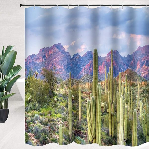 green cactus shower curtain natural mountain cactus bathroom curtain fabric bathroom accessories polyester with hooks
green cactus shower curtain natural mountain cactus bathroom curtain fabric bathroom accessories polyester with hooks