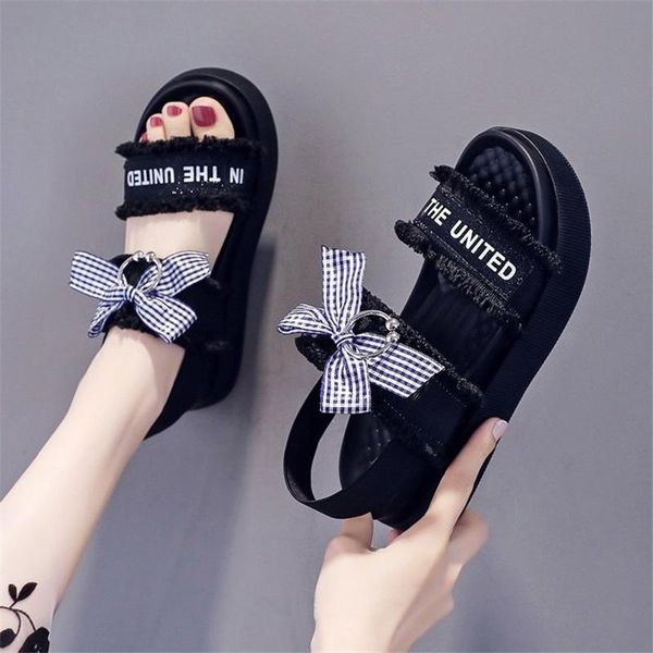 sandals chaussure femme zapatos platform women summer chunky shoes fashion thick bottomed wedges for 2021, Black
sandals chaussure femme zapatos platform women summer chunky shoes fashion thick bottomed wedges for 2021, Black