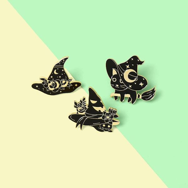 pins, brooches witch cats enamel pins custom starry wizard hat brooch clothes black gothic witchcraft bag lapel pin shirt badge gift friends, Gray
pins, brooches witch cats enamel pins custom starry wizard hat brooch clothes black gothic witchcraft bag lapel pin shirt badge gift friends, Gray