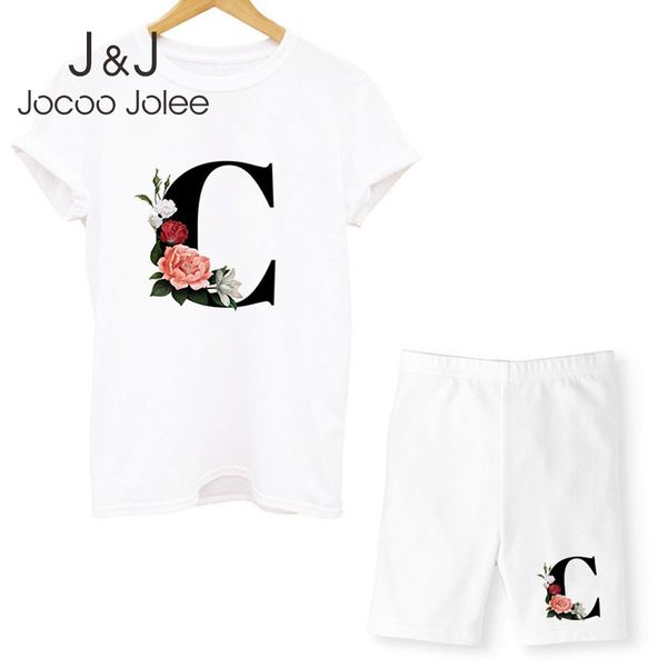 jocoo jolee women summer short sleeve o-neck joggers biker casual solid two pieces set printing letter t-shirts and shorts 210518, White
jocoo jolee women summer short sleeve o-neck joggers biker casual solid two pieces set printing letter t-shirts and shorts 210518, White
