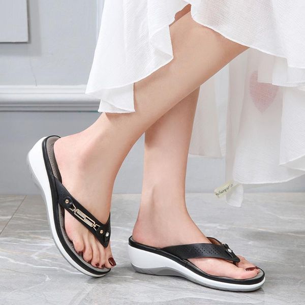 slippers leather rome style flip flops thick bottom comfortable for women summer beach casual shoes female plus size slipper, Black
slippers leather rome style flip flops thick bottom comfortable for women summer beach casual shoes female plus size slipper, Black