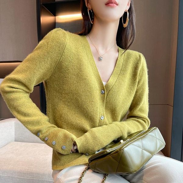women's knits & tees cashmere cardigan loose sweater spring autumn/winter 100% pure wool knitted jacket woman casual basic shirt, White
women's knits & tees cashmere cardigan loose sweater spring autumn/winter 100% pure wool knitted jacket woman casual basic shirt, White