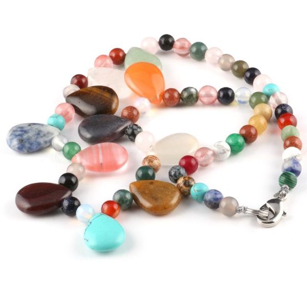 pendant necklaces 2021wholesale natural stone necklace agated quartz 13x18mm 6mm 18 inches, Silver
pendant necklaces 2021wholesale natural stone necklace agated quartz 13x18mm 6mm 18 inches, Silver